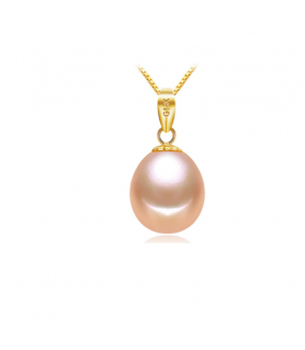 Ciondolo di perle su oro 18 carati