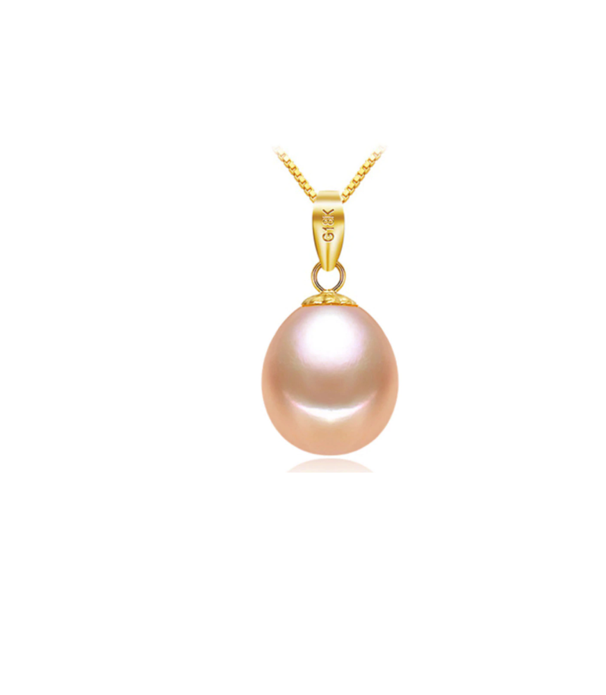 Ciondolo di perle su oro 18 carati