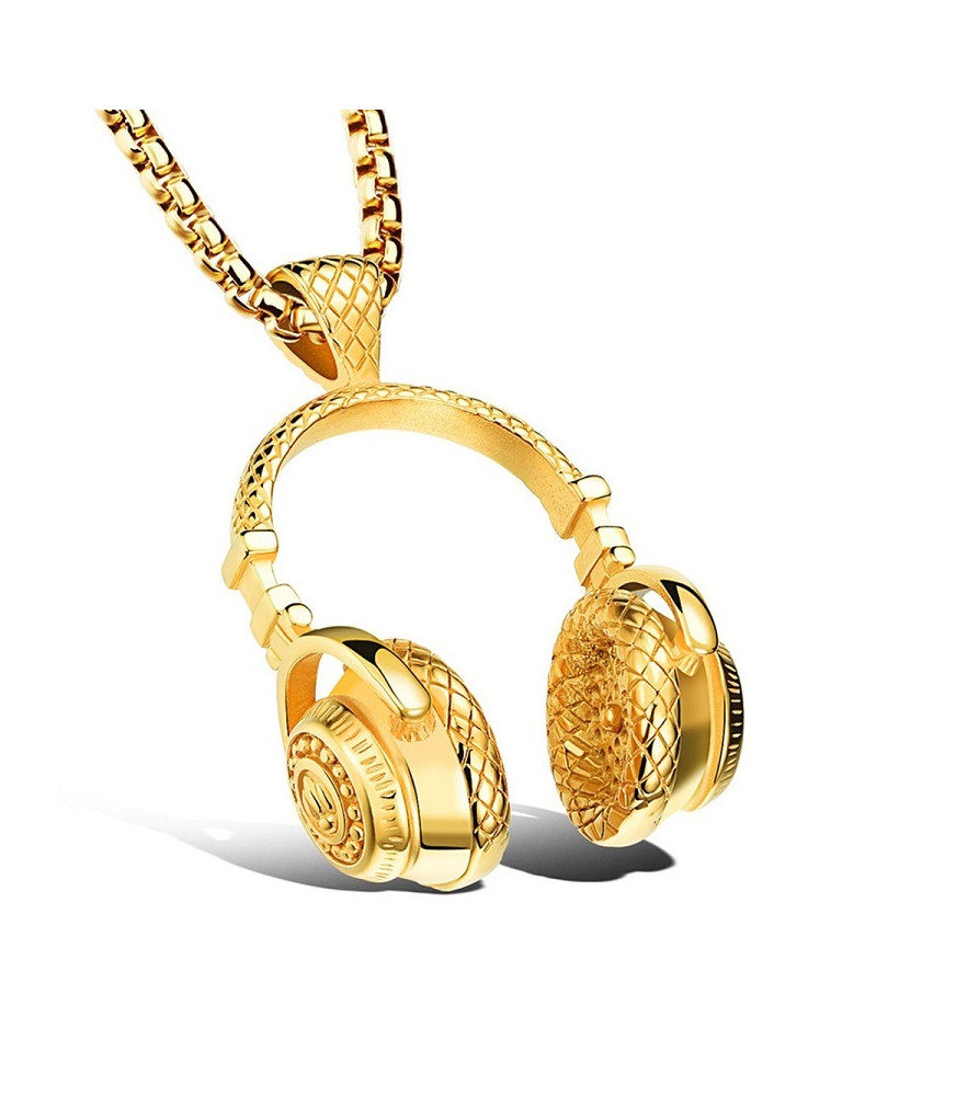 Headphones Hip-hop Pendant - Men Jewelry