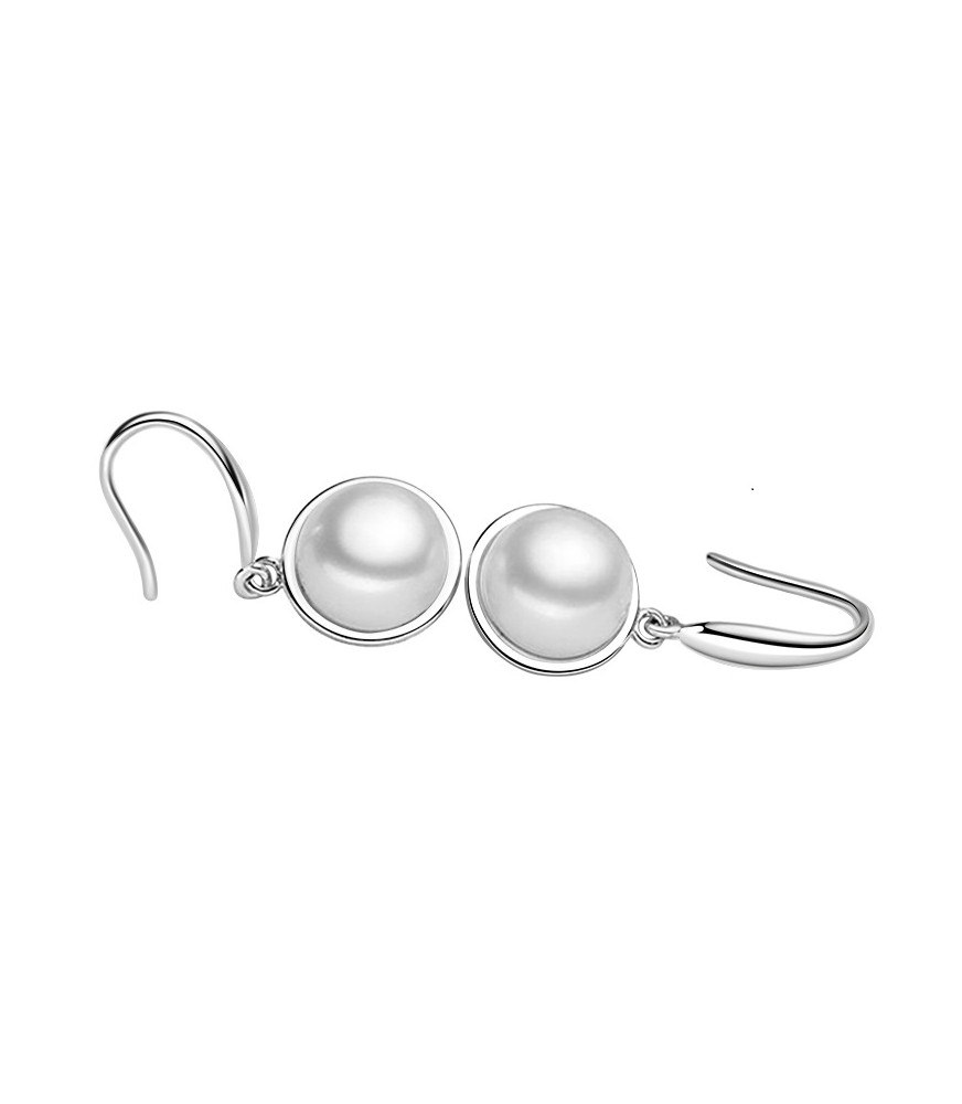 Damen Ohrhaken - Perlen Schmuck 925er
