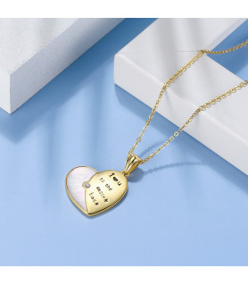 Herz Halskette - Schmuck 14K Gold / Silber