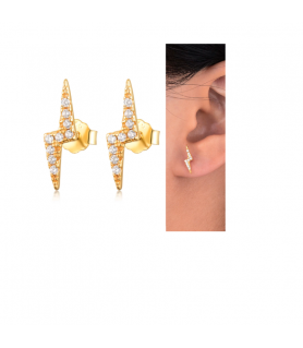 Stud Earrings - 18K Gold Jewelry