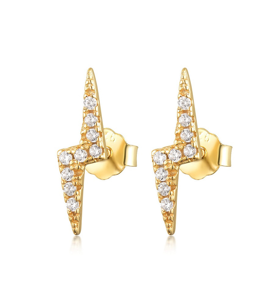 Stud Earrings - 18K Gold Jewelry