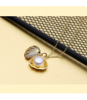 Silber Halskette - Perlen Schmuck