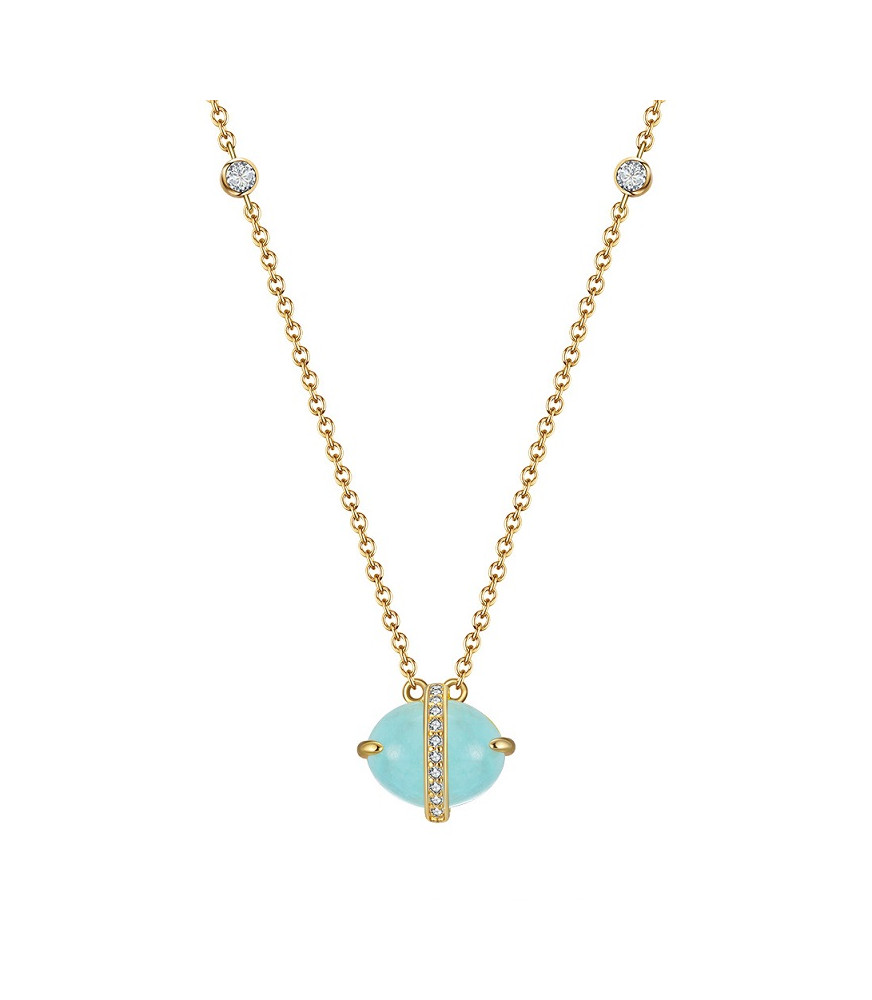 Aquamarine Necklace -14K Gold Jewelry