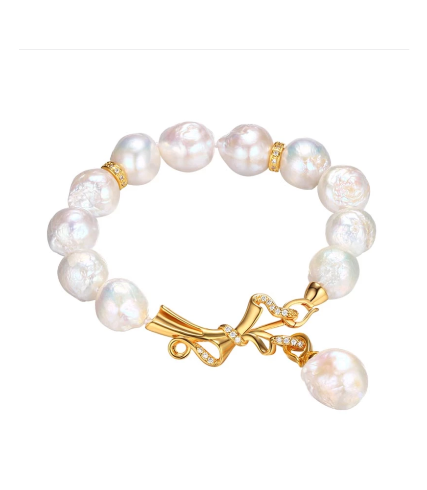 Bracelet - Jewelry Pearl 18K Gold