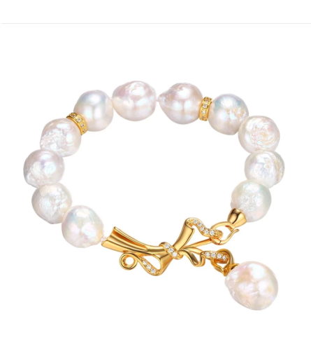 Bracelet - Jewelry Pearl 18K Gold