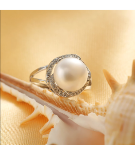 Damen Ring 925er - Perlen Schmuck