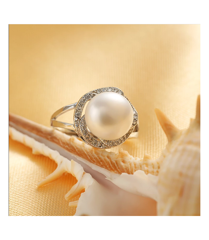 Damen Ring 925er - Perlen Schmuck