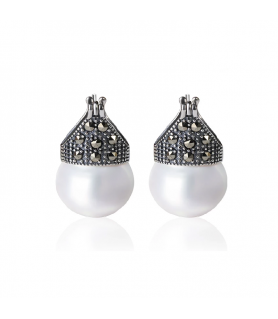 Earrings Necklace - Nacre Jewelry set